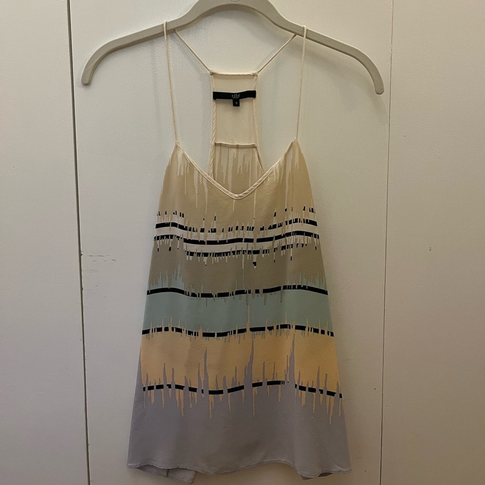 Tibi Ivory Sleeveless Blouse